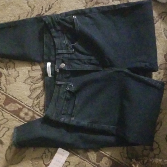 Good American Good legs crop jeans. Size 6 dark blue - Picture 5 of 7